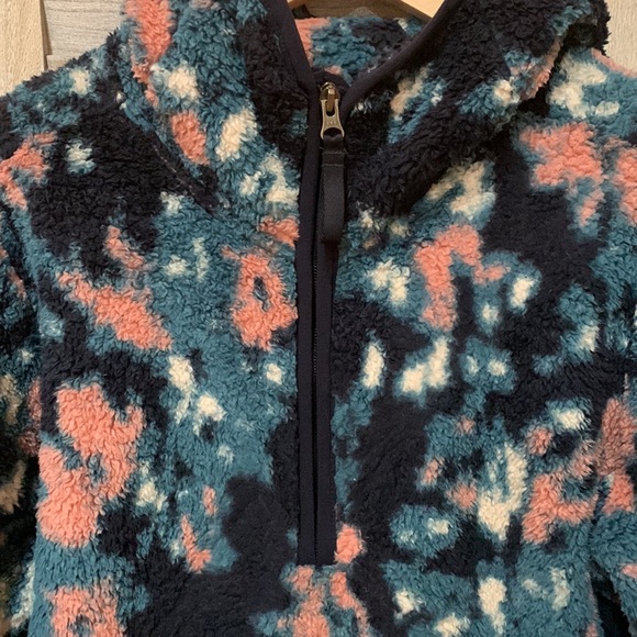 EUC The North Face Colorful Fleece Hooded Jacket - Picture 5 of 9